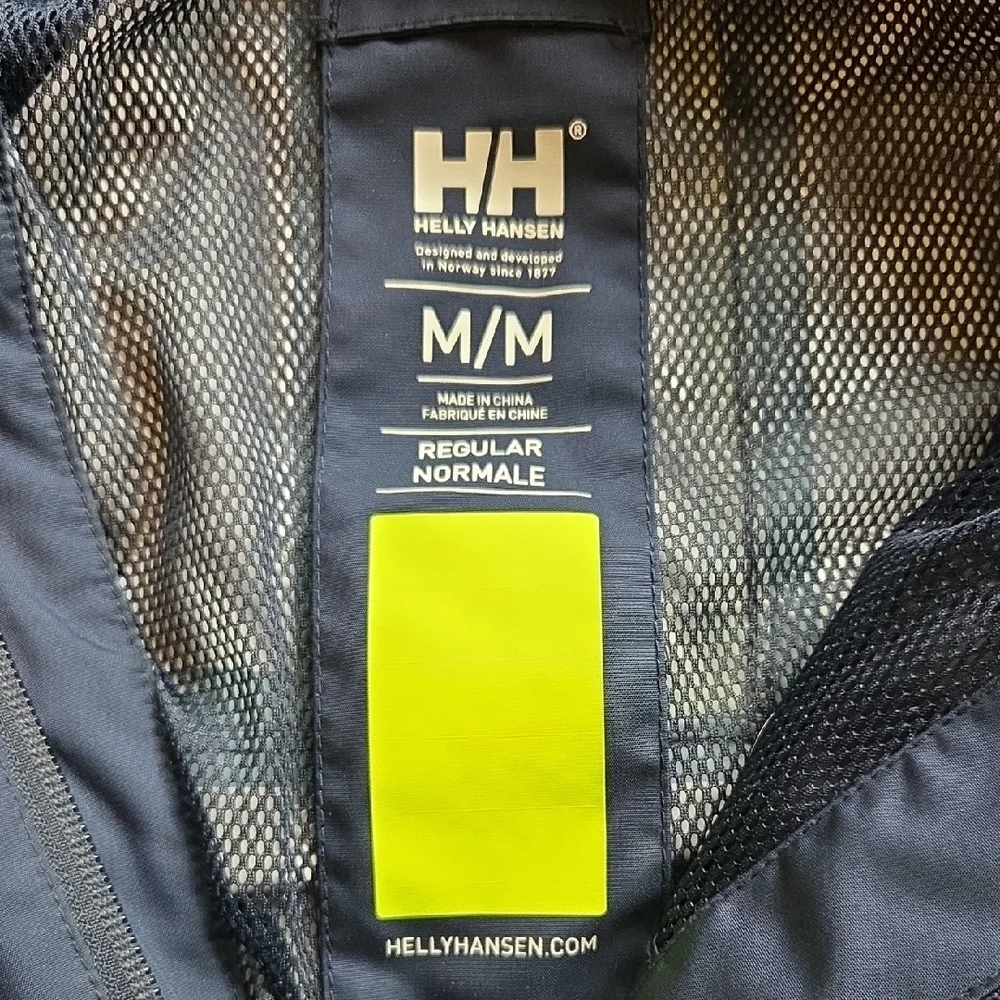 Helly Hansen Men's Dark Blue Raincoat - Picture 2 of 3